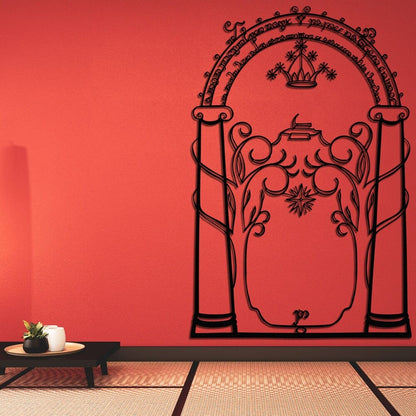 Moria Door Durin’s Gate Lord of the Rings Decor