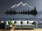 Mountain and Forest Metal Wall Art